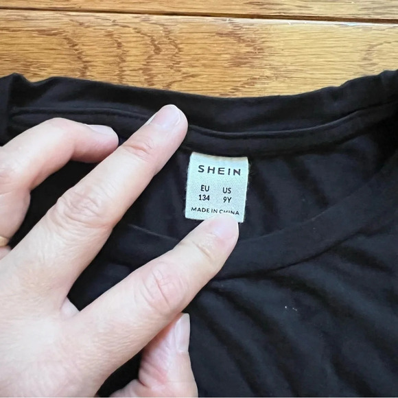 2/$25 SHEIN Coolane Girls Crop Top/Tank Sport Digital Printed Tie Dye Black 9Y - Picture 8 of 13